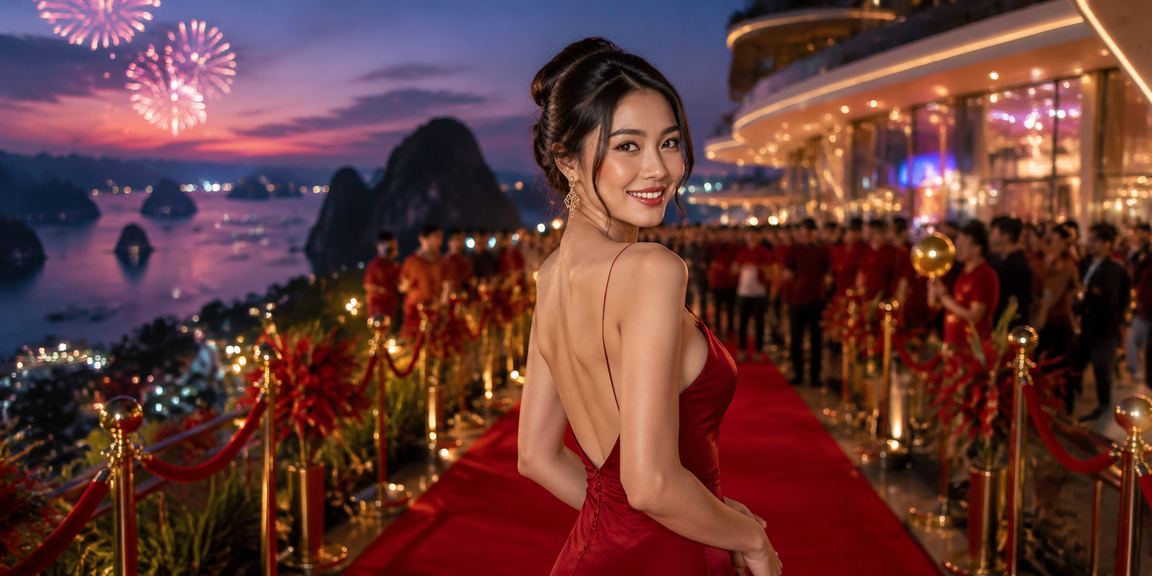 Người dùng tại Hạ Long theo dõi thông báo ưu đãi voucher trong dịp lễ Tết